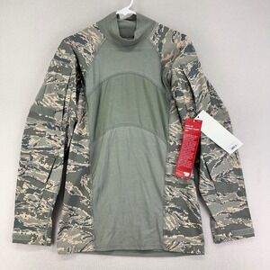MASSIF Combat Shirt Mens S Green‎ NWT Camo Tiger ABU Non FP Technical Field